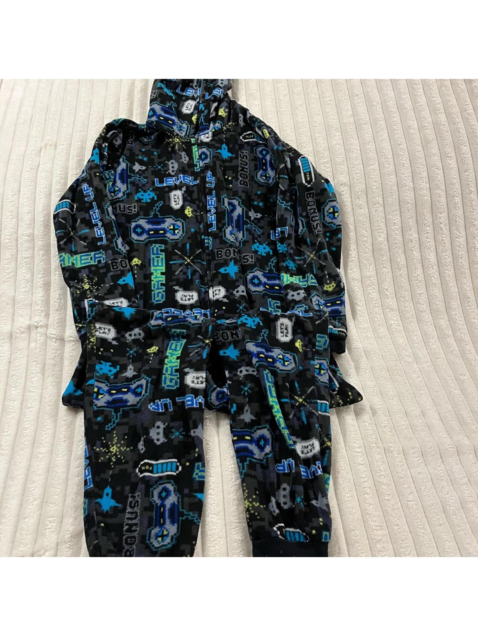 The Children's Place Black And Blue Gamer Pajamas Boys Size Xl 14